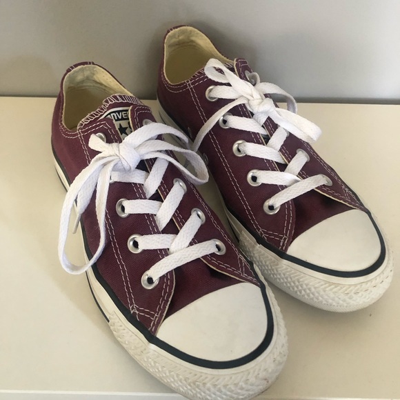 Unisex Converse All Star Lo Sneaker - Plum Purple - Picture 2 of 6